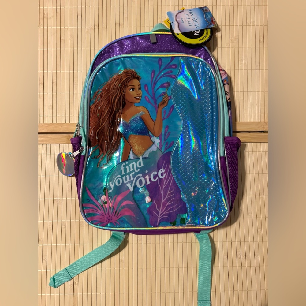Little mermaid backpack 
NWT